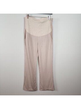 From Belly to Baby Alina Mae Maternity Wide Band Pants sz M new